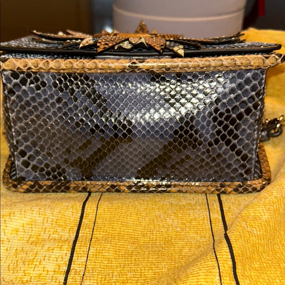 Fendi Multicolor Chain Shoulder Bag - Picture 6 of 8